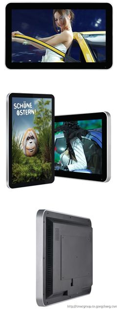 深圳銘薪壁掛網絡廣告機 融合wifi與3G，開啟數字標牌新紀元